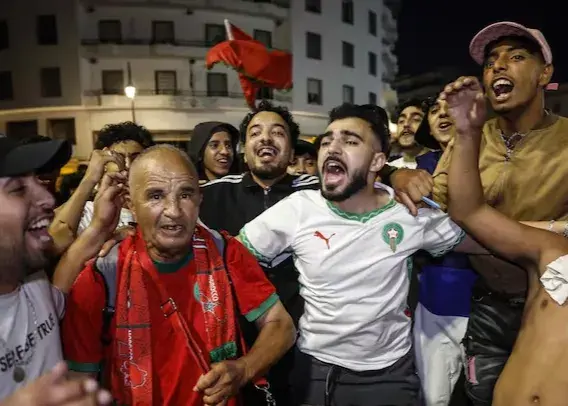 تصویر خبر: هرج و مرج در هلند پس از قهرمانی مراکش