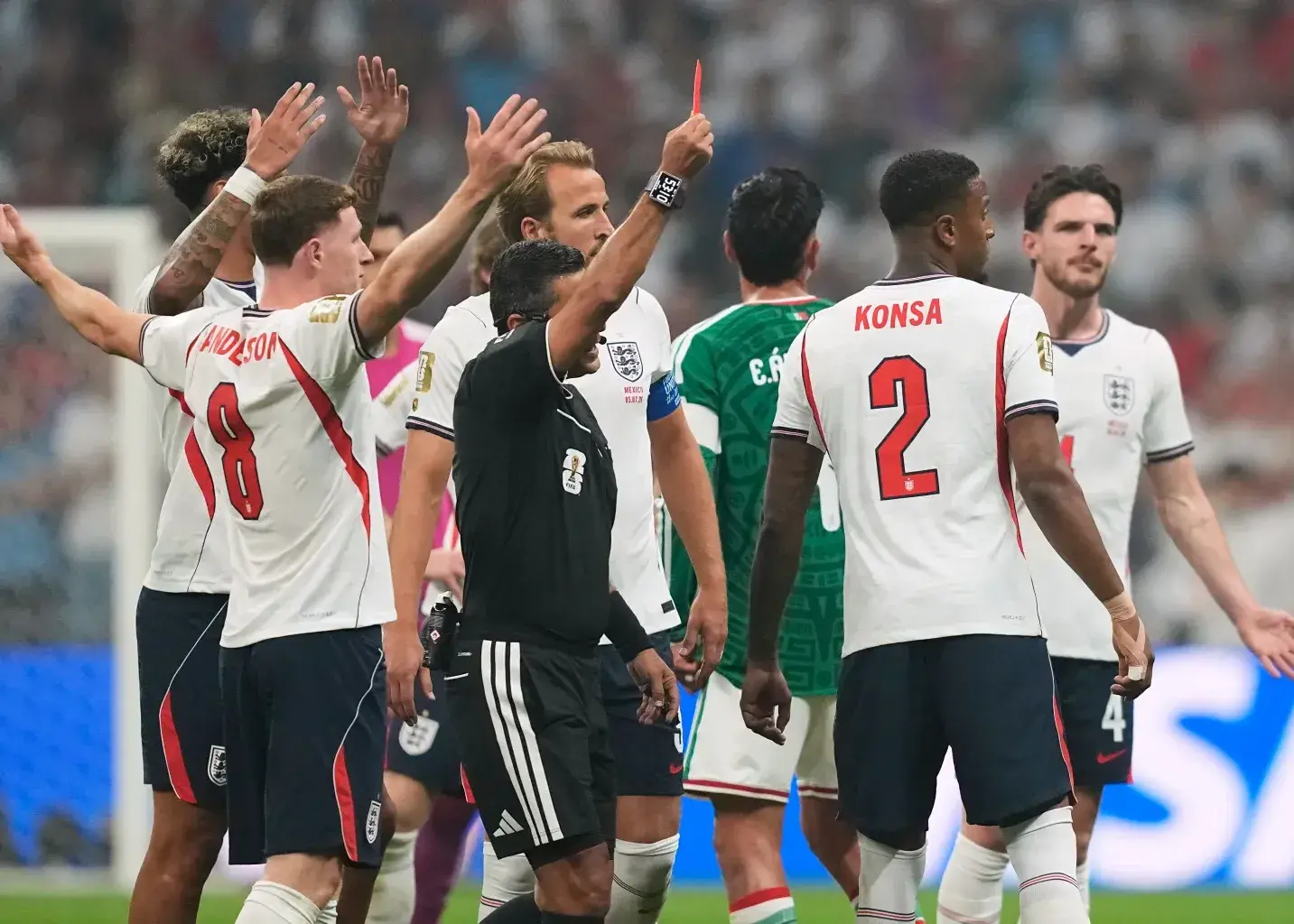 تصویر خبر: تاریخ‌سازی تلخ انگلیس در جام جهانی با چهارمین اخراجی تاریخ