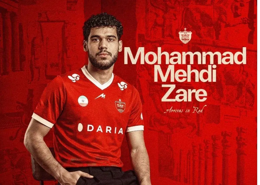 تصویر خبر: مهدی زارع، مدافع جوان احمدگروژنی، با قراردادی چهار ساله به پرسپولیس پیوست