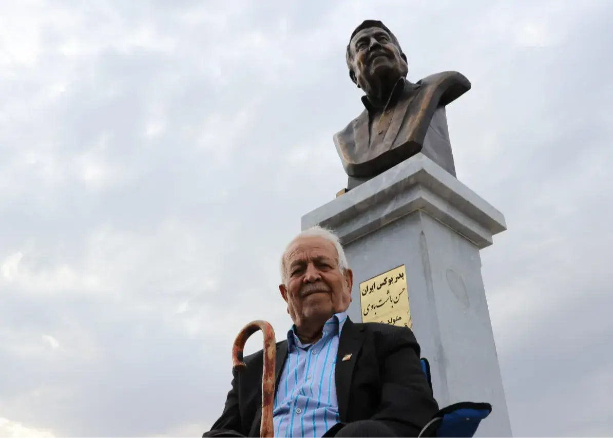 تصویر خبر: تندیس پدر بوکس ایران در گچساران ناپدید شد!