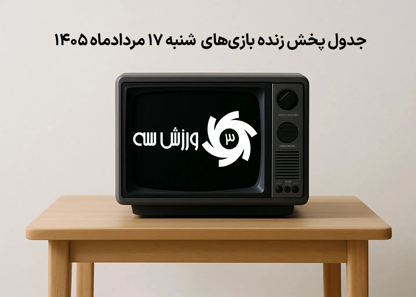 تصویر خبر: برنامه پخش زنده مسابقات ورزشی روز شنبه ۱۷ مرداد ۱۴۰۵