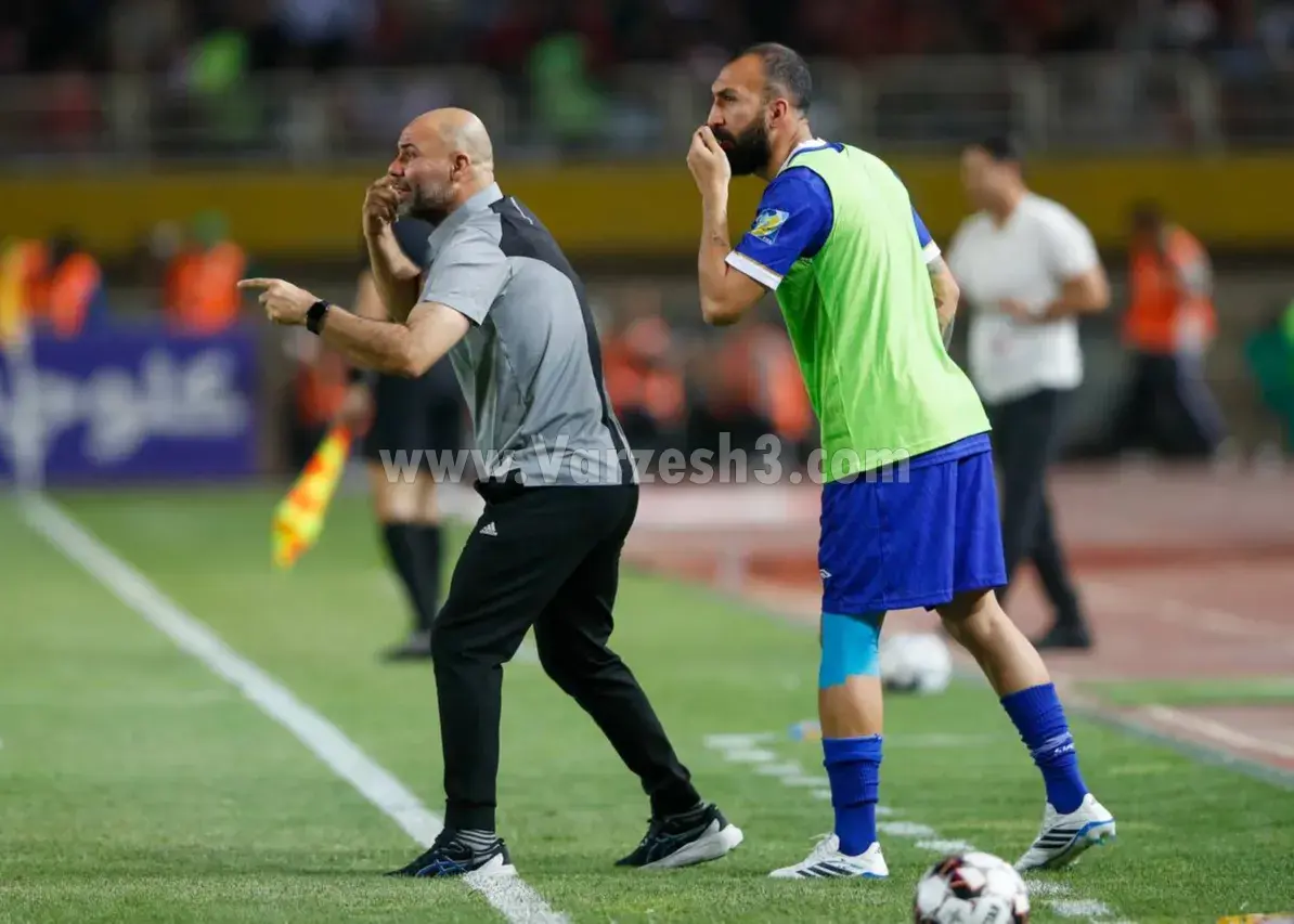 چشمی، کاپیتان بی‌قرار استقلال برابر پرسپولیس! (تصویر)